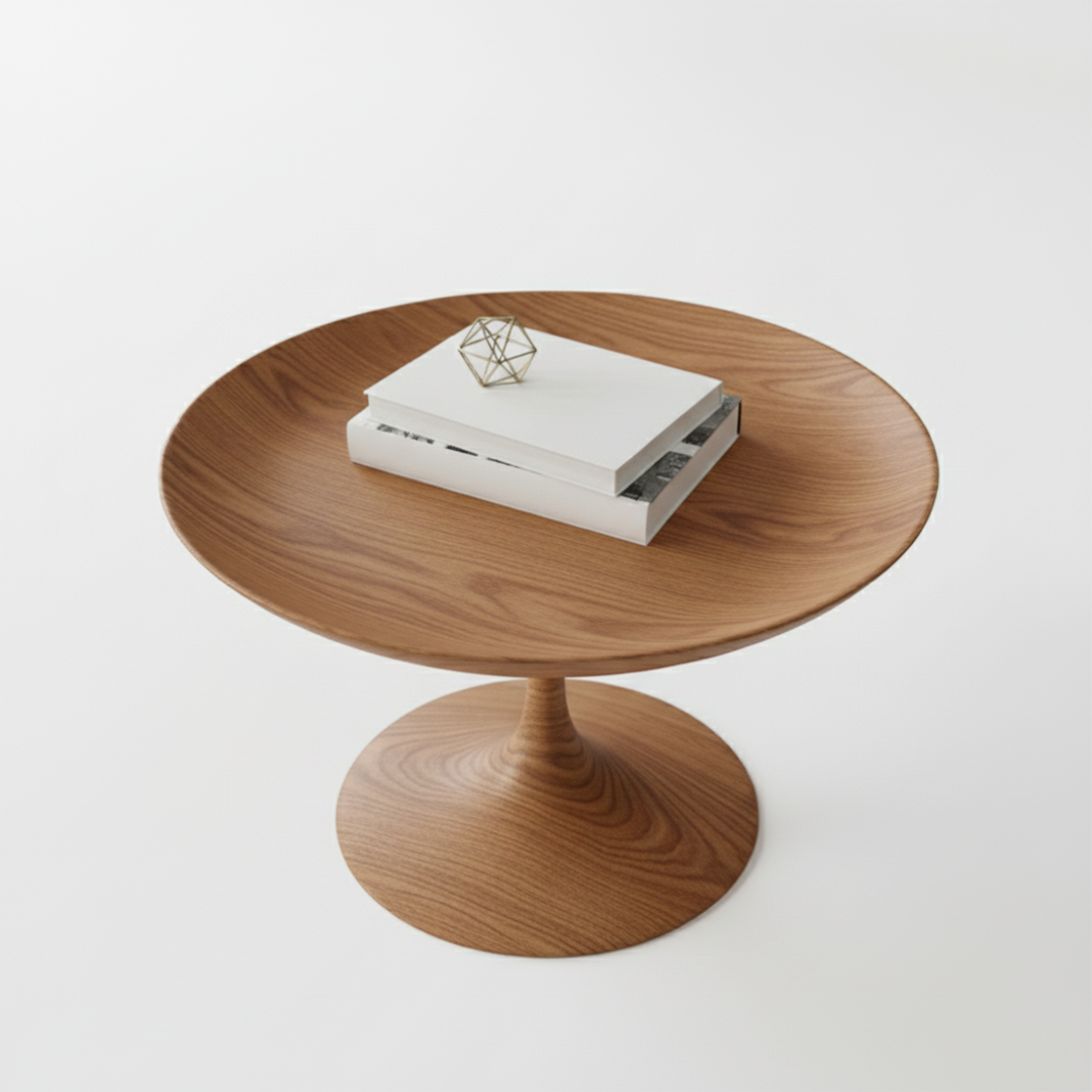 Round Pedestal Coffee Table