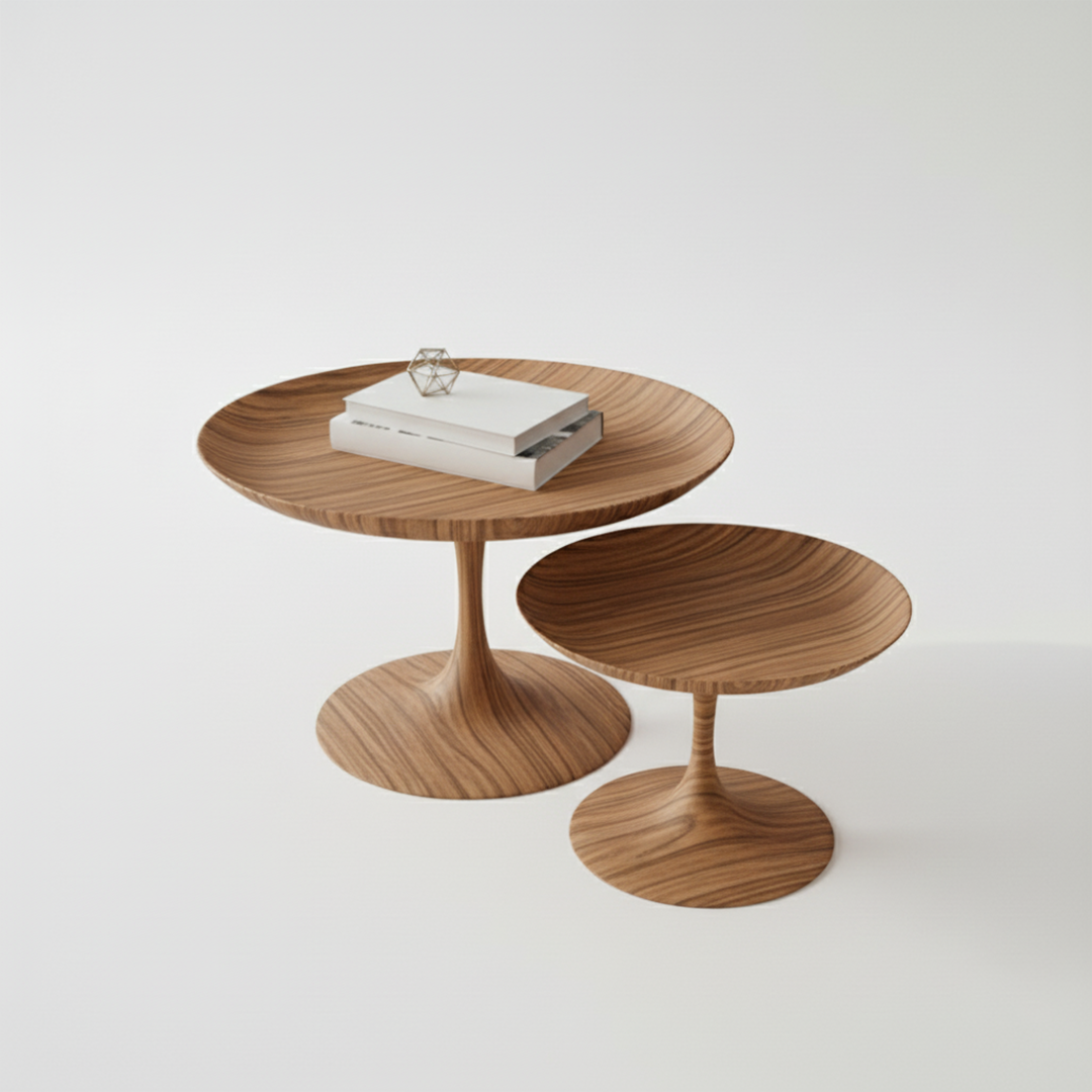Round Pedestal Coffee Table