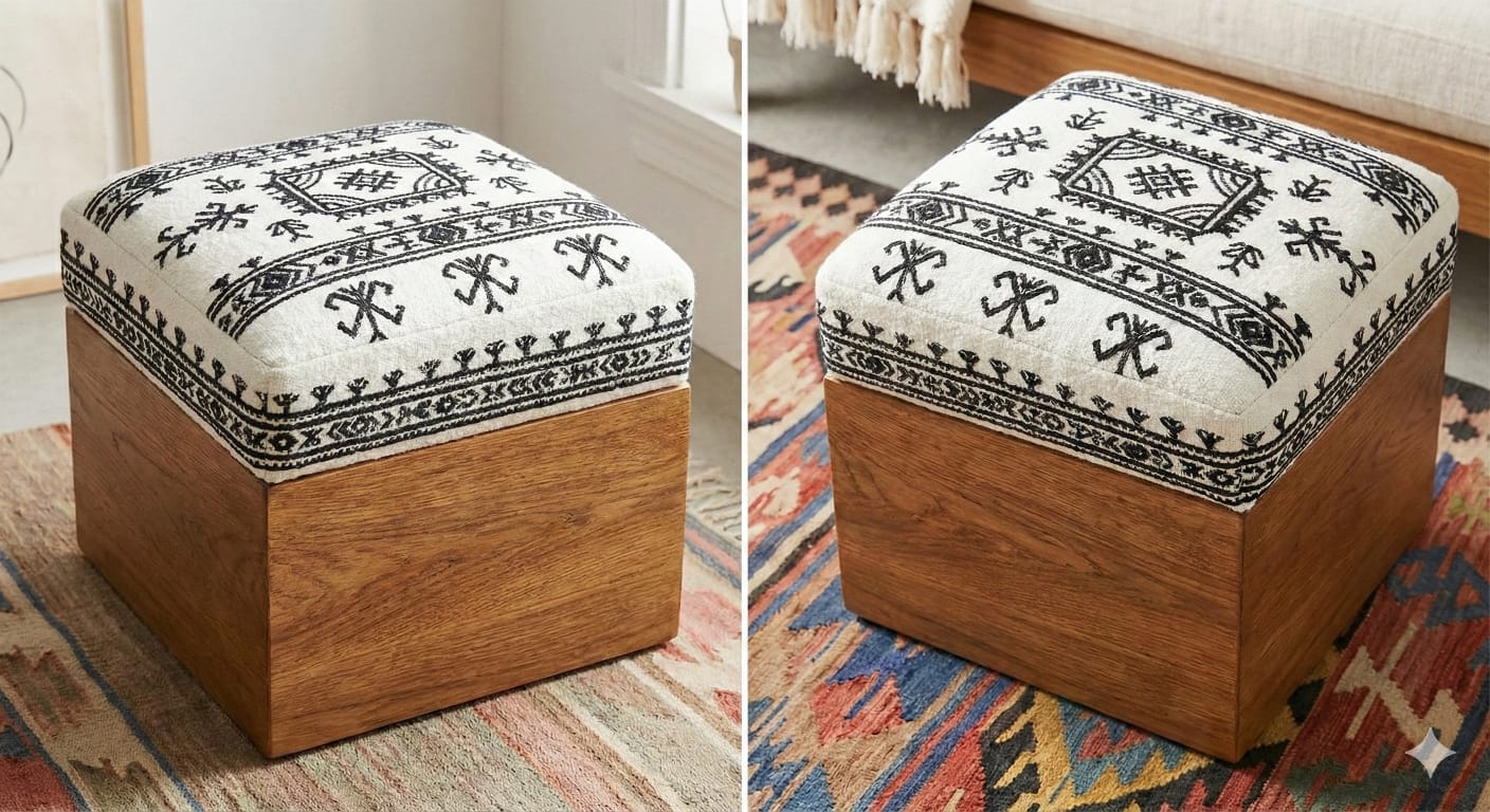 Ottoman Storage Accent Chair