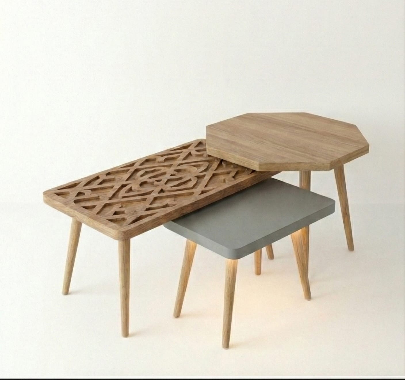 Mixed Texture Table Set