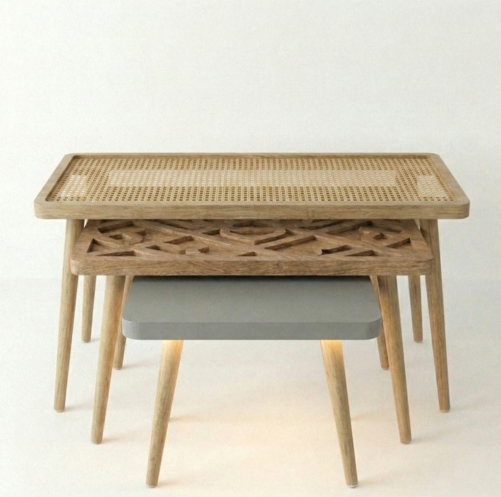 Elegant Trio Coffee Tables